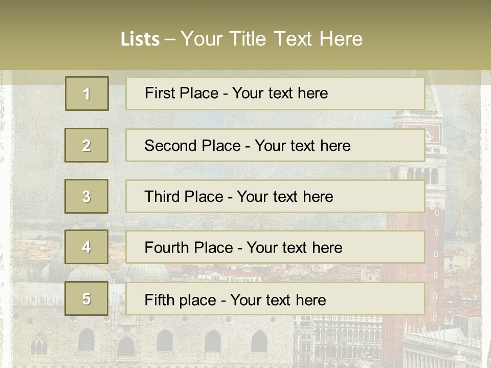 Artwork Retro History PowerPoint Template
