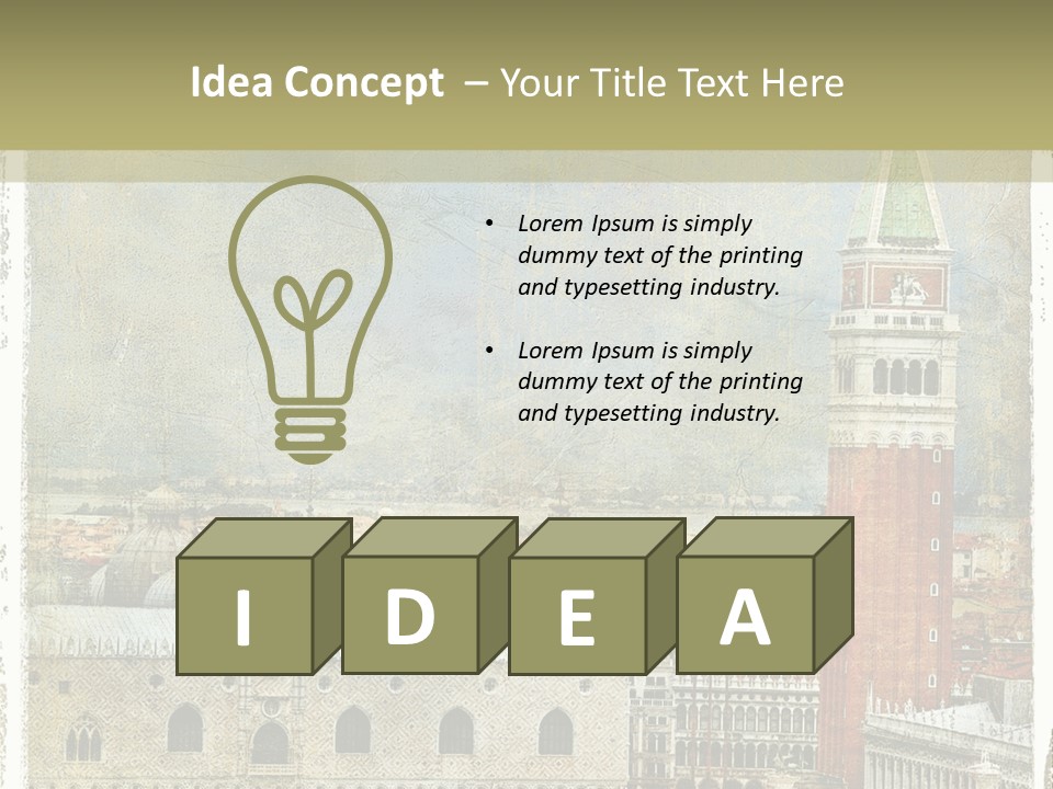 Artwork Retro History PowerPoint Template