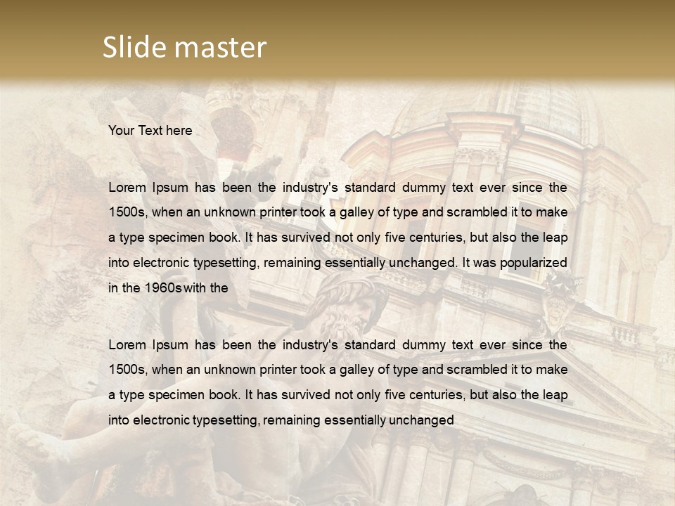 Stage Famous Tourism PowerPoint Template