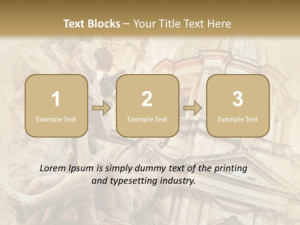 Stage Famous Tourism PowerPoint Template