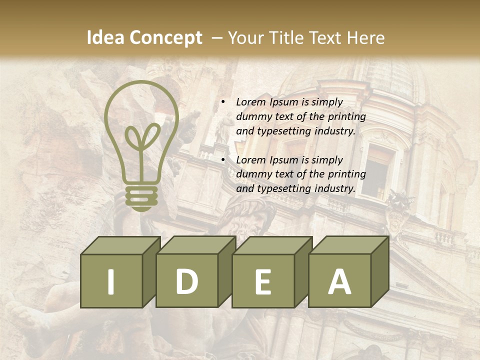 Stage Famous Tourism PowerPoint Template