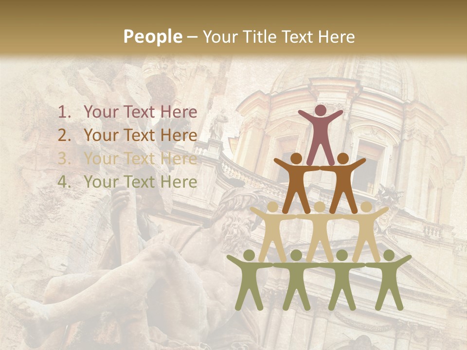 Stage Famous Tourism PowerPoint Template