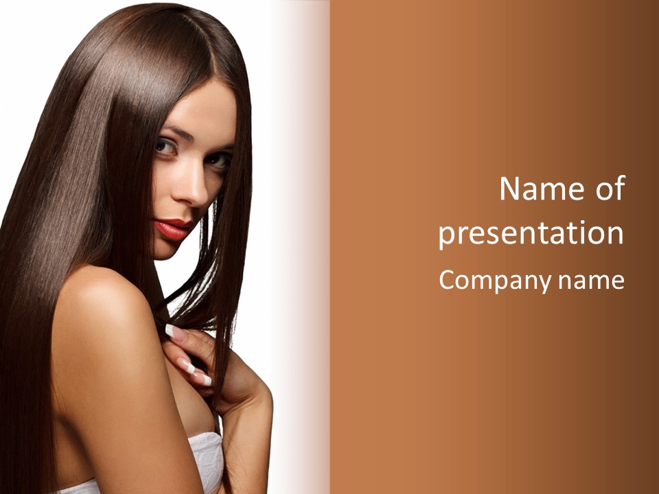 Salon Female Sexy PowerPoint Template