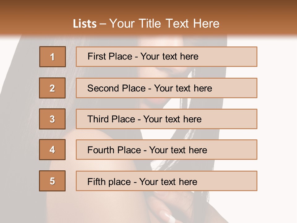 Salon Female Sexy PowerPoint Template