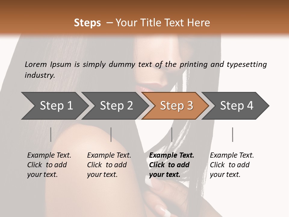 Salon Female Sexy PowerPoint Template
