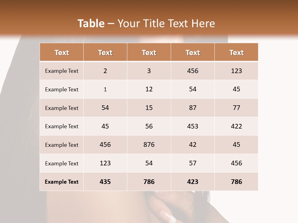 Salon Female Sexy PowerPoint Template