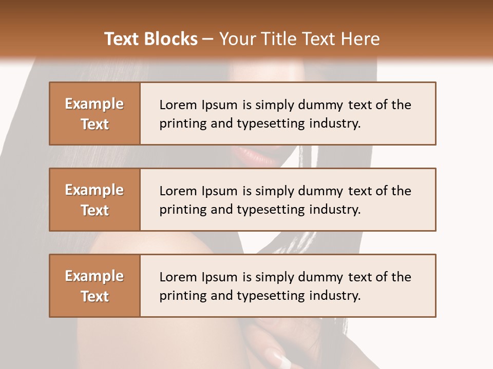 Salon Female Sexy PowerPoint Template