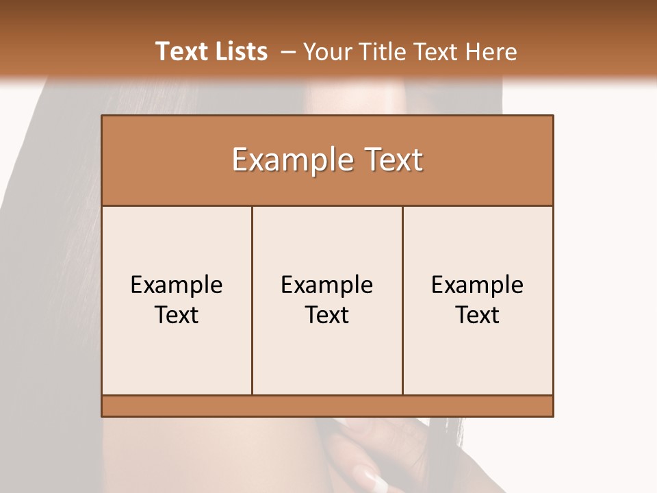 Salon Female Sexy PowerPoint Template