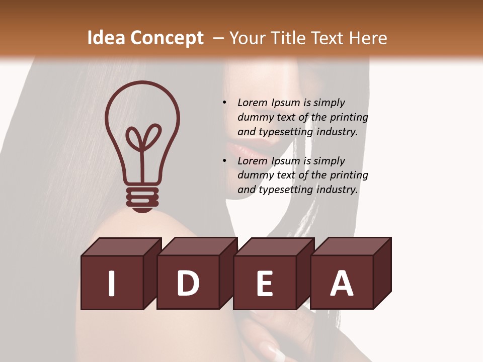 Salon Female Sexy PowerPoint Template