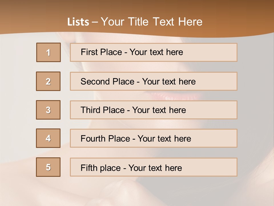 Complexion Cosmetic Attractive PowerPoint Template