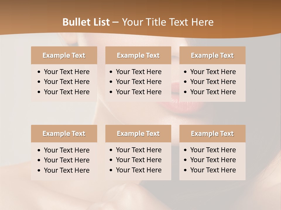 Complexion Cosmetic Attractive PowerPoint Template