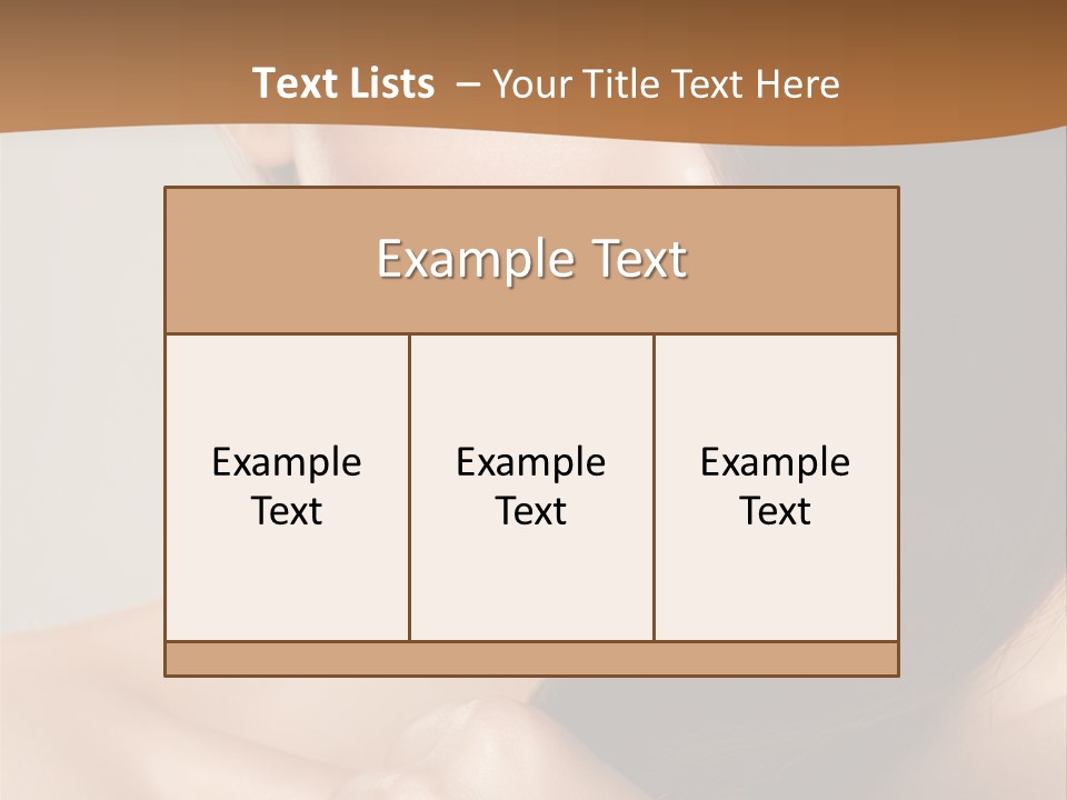 Complexion Cosmetic Attractive PowerPoint Template