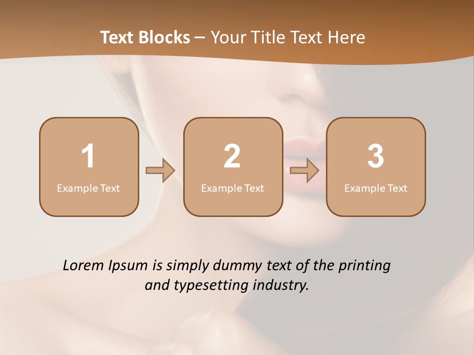 Complexion Cosmetic Attractive PowerPoint Template