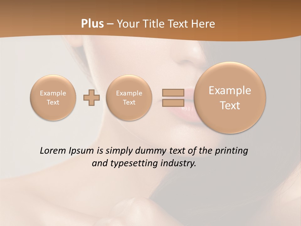 Complexion Cosmetic Attractive PowerPoint Template