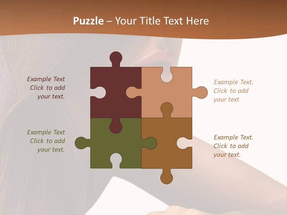 Caucasian Studio Style PowerPoint Template