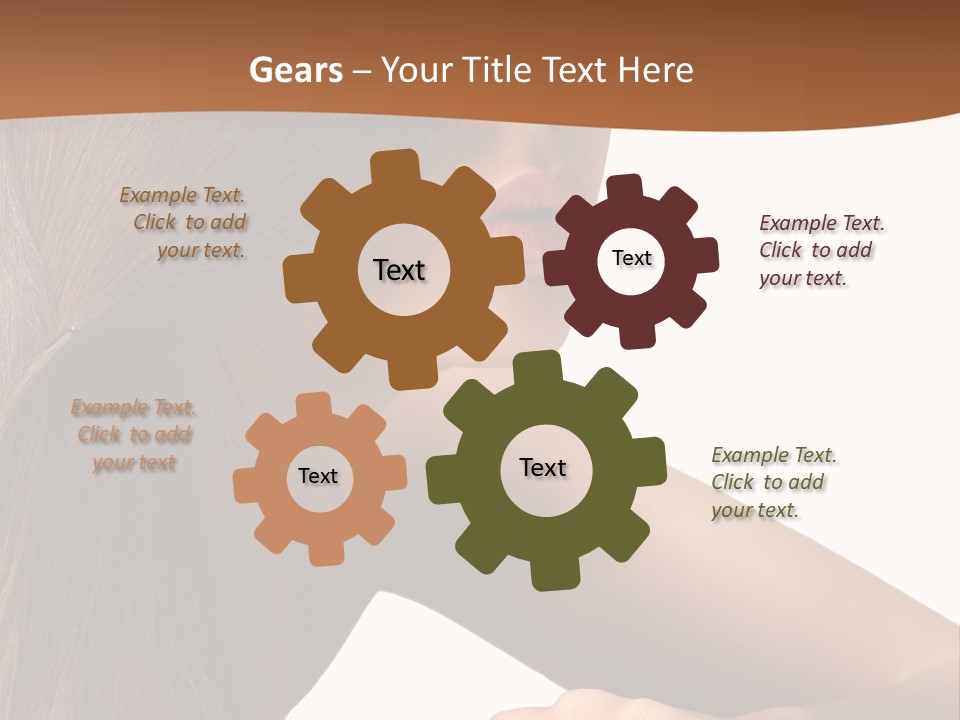 Caucasian Studio Style PowerPoint Template