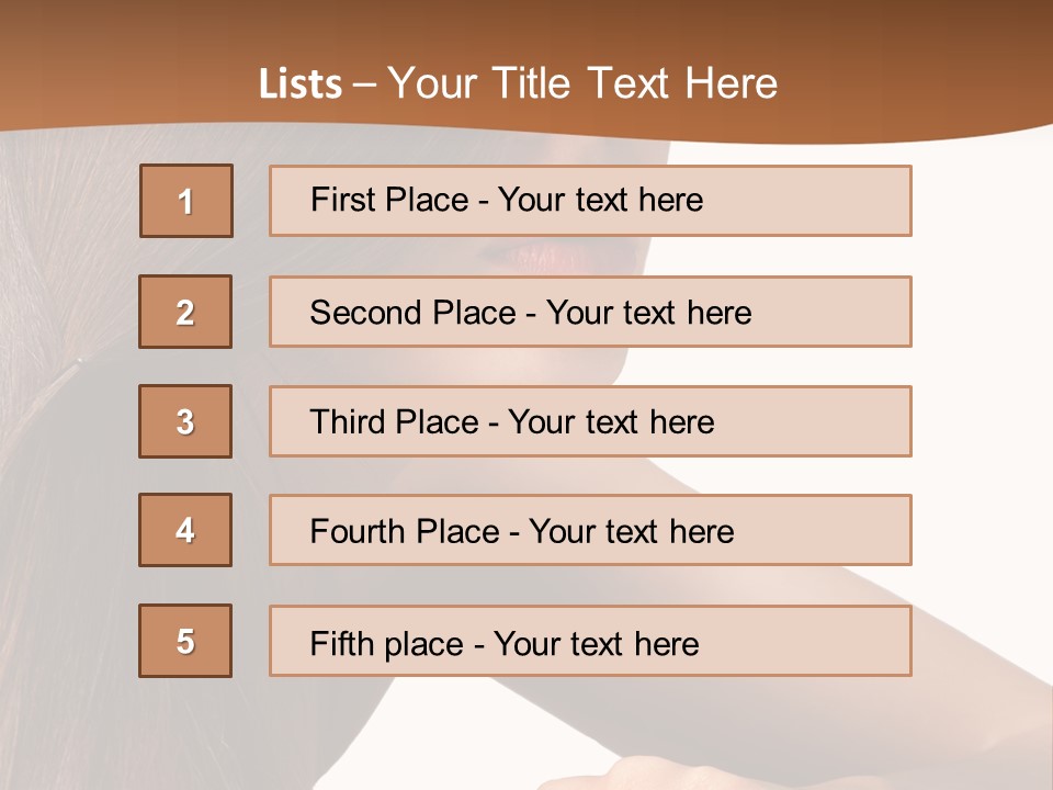 Caucasian Studio Style PowerPoint Template