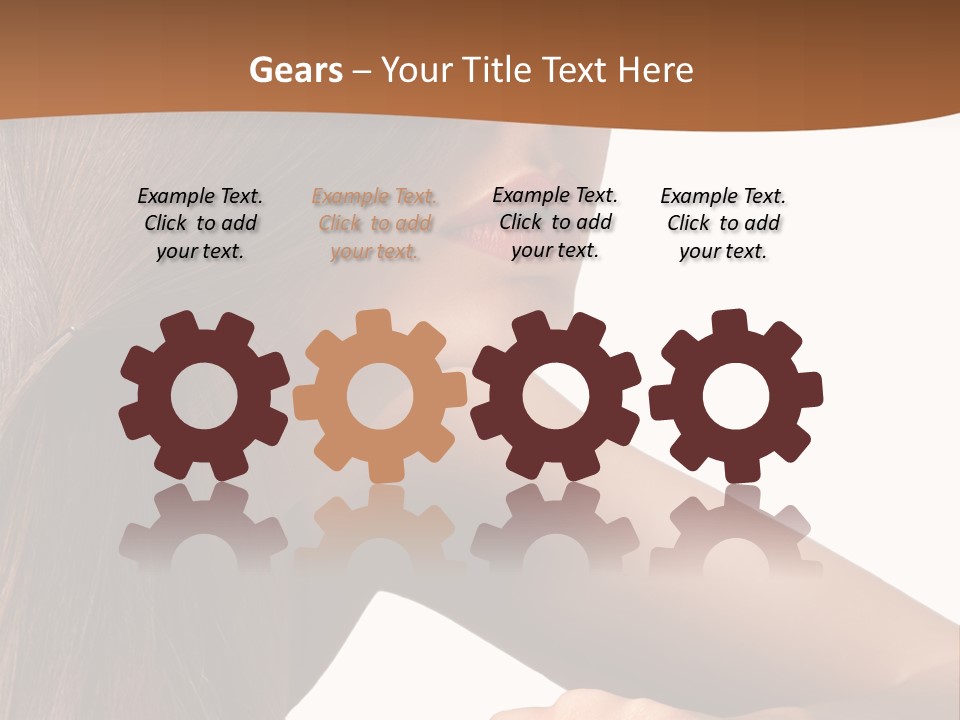 Caucasian Studio Style PowerPoint Template