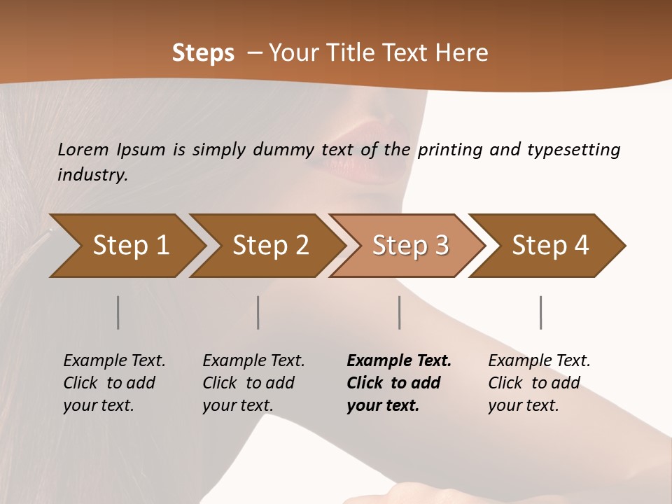 Caucasian Studio Style PowerPoint Template