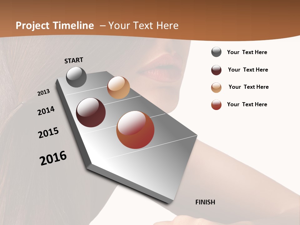 Caucasian Studio Style PowerPoint Template