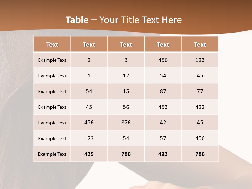 Caucasian Studio Style PowerPoint Template