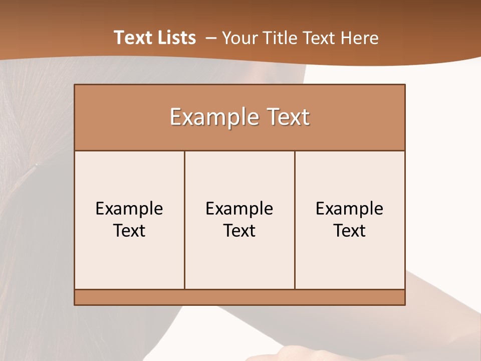 Caucasian Studio Style PowerPoint Template
