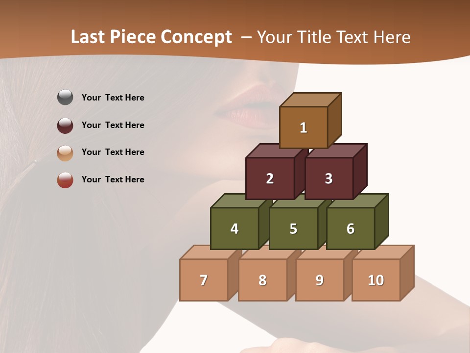 Caucasian Studio Style PowerPoint Template