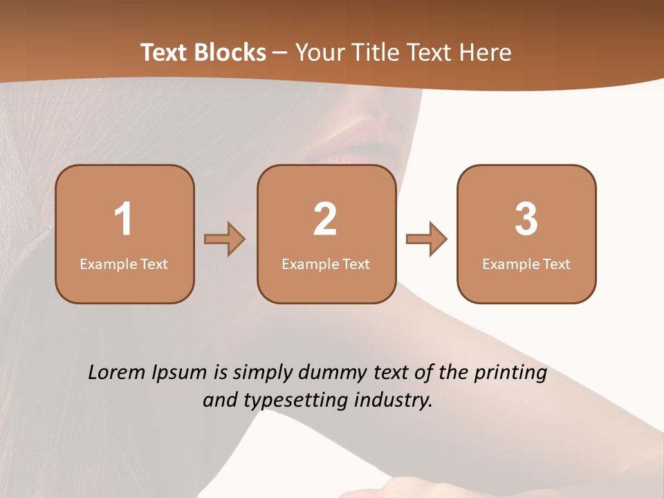 Caucasian Studio Style PowerPoint Template