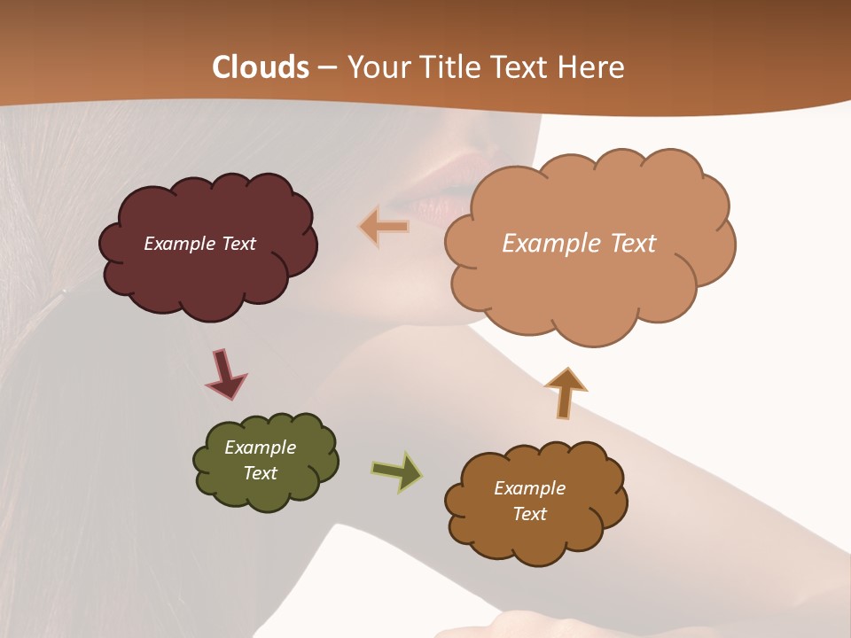 Caucasian Studio Style PowerPoint Template