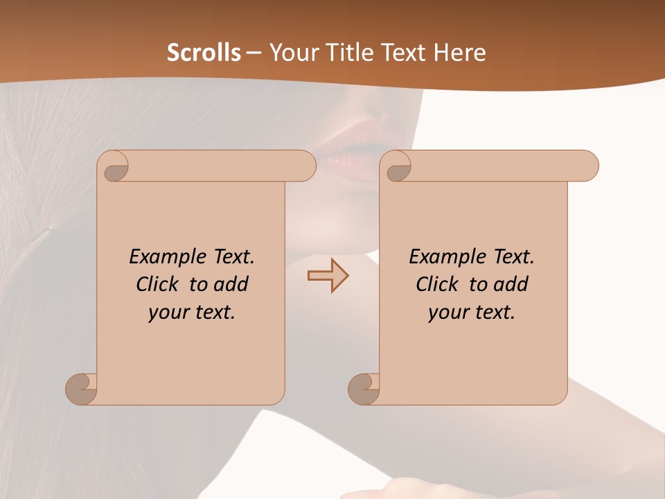 Caucasian Studio Style PowerPoint Template