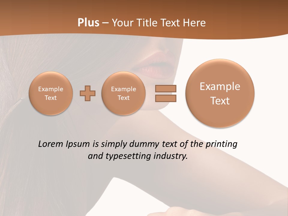 Caucasian Studio Style PowerPoint Template