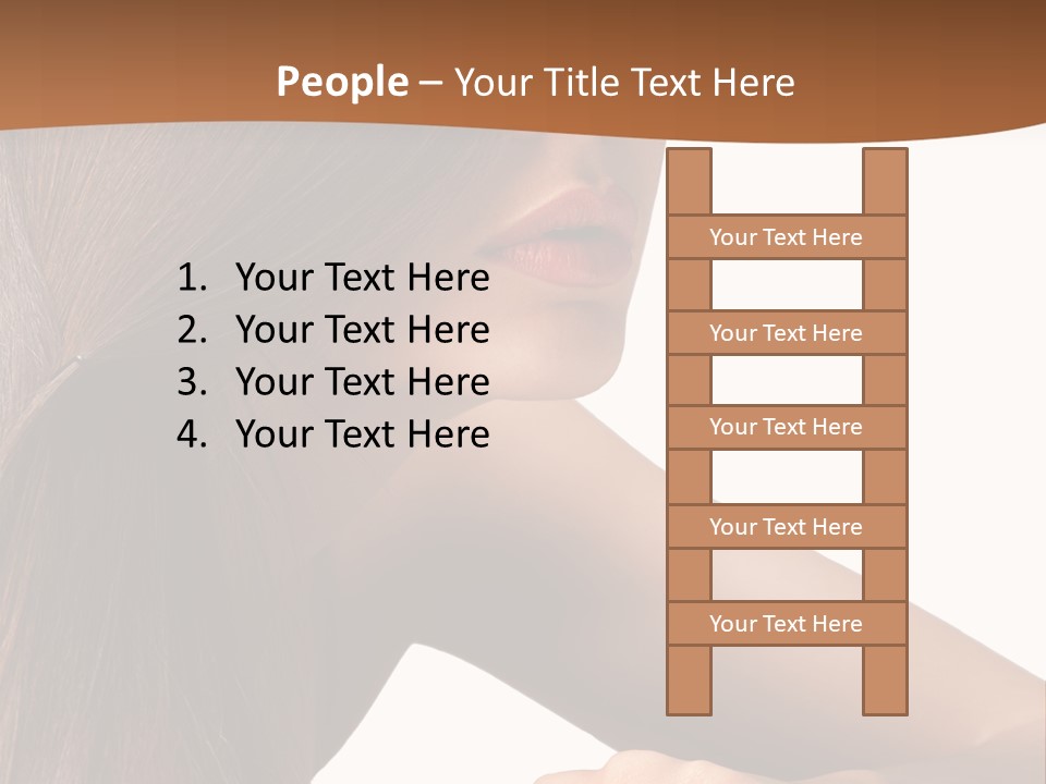 Caucasian Studio Style PowerPoint Template