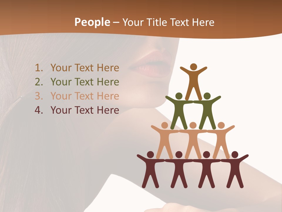 Caucasian Studio Style PowerPoint Template