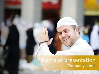 Arabic Mosque Medina PowerPoint Template