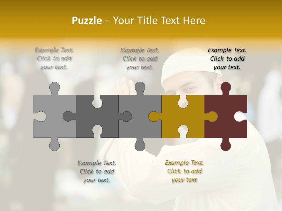 Arabic Mosque Medina PowerPoint Template