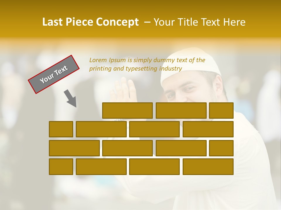 Arabic Mosque Medina PowerPoint Template