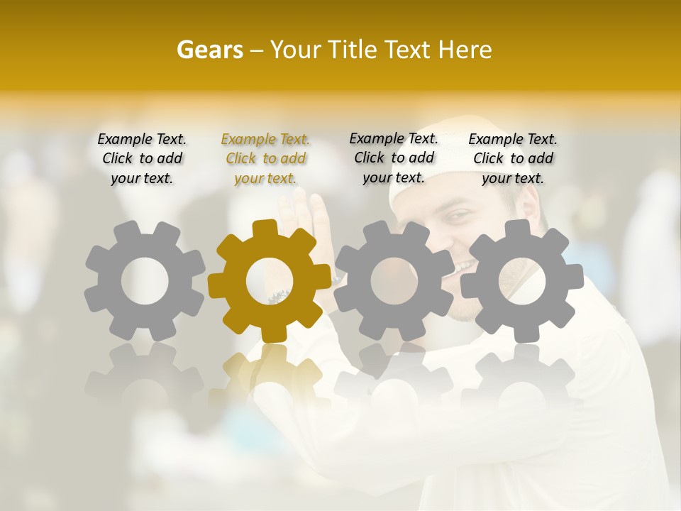 Arabic Mosque Medina PowerPoint Template