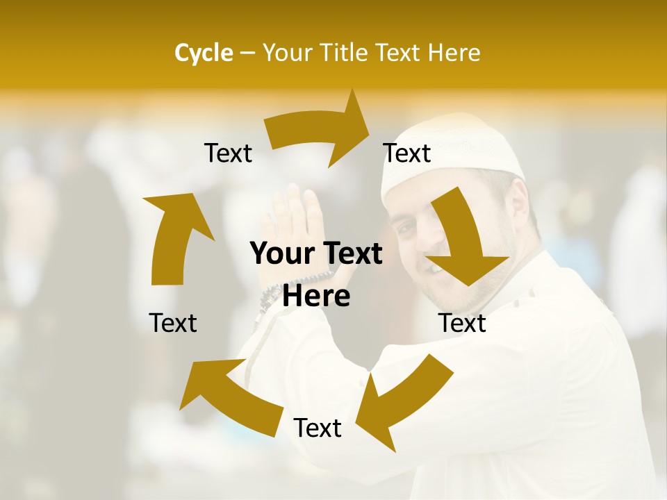 Arabic Mosque Medina PowerPoint Template