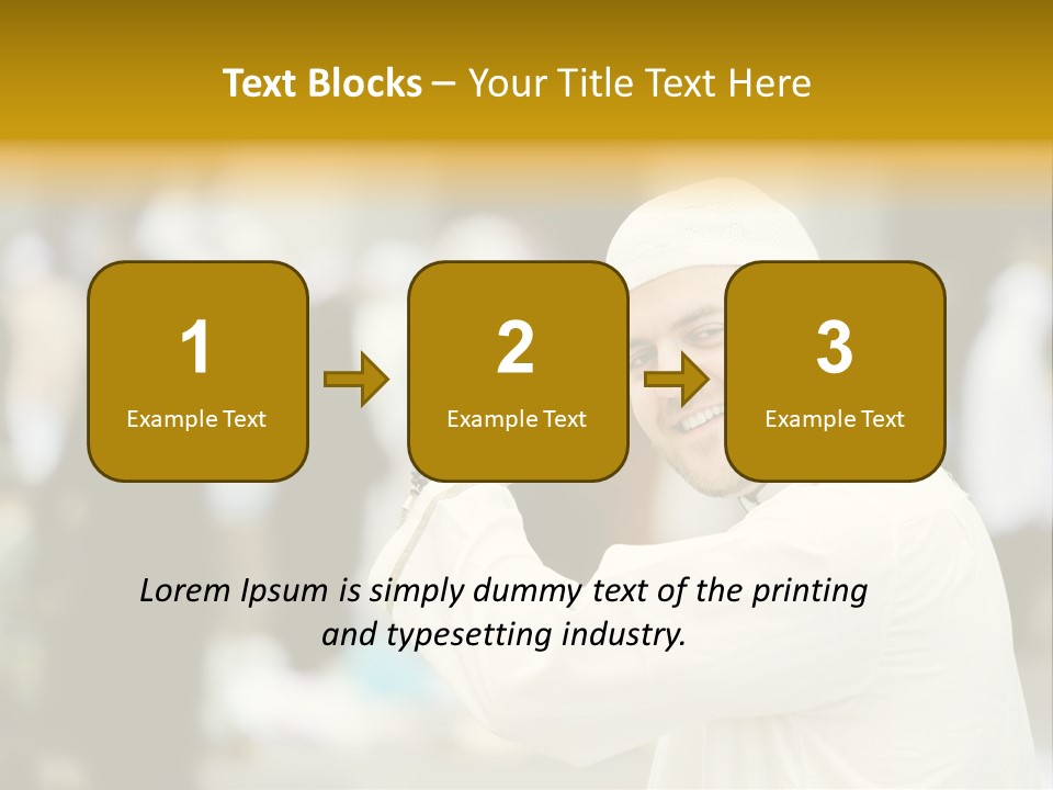 Arabic Mosque Medina PowerPoint Template