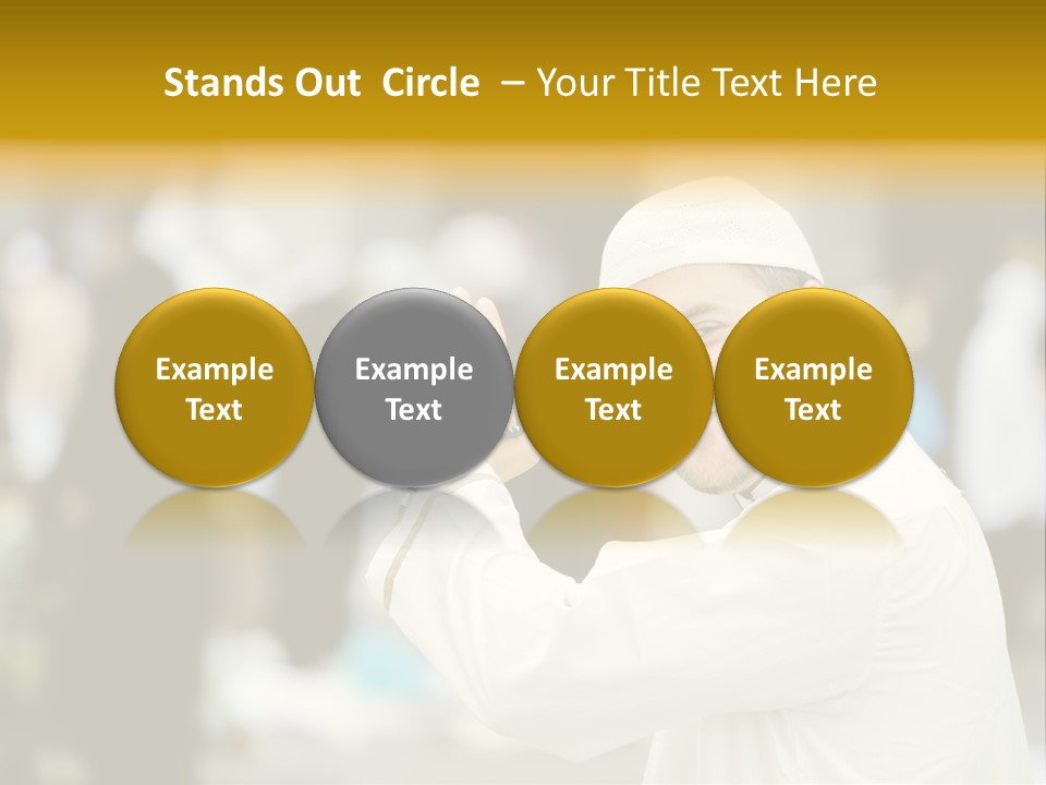 Arabic Mosque Medina PowerPoint Template