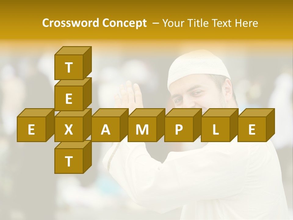 Arabic Mosque Medina PowerPoint Template