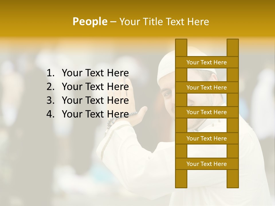 Arabic Mosque Medina PowerPoint Template