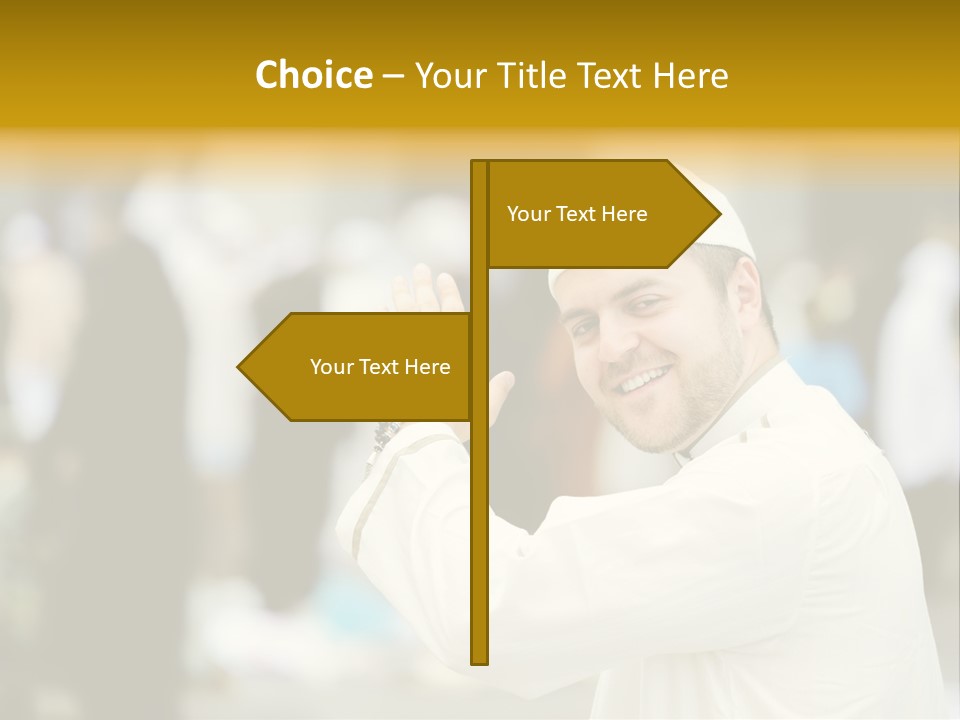 Arabic Mosque Medina PowerPoint Template