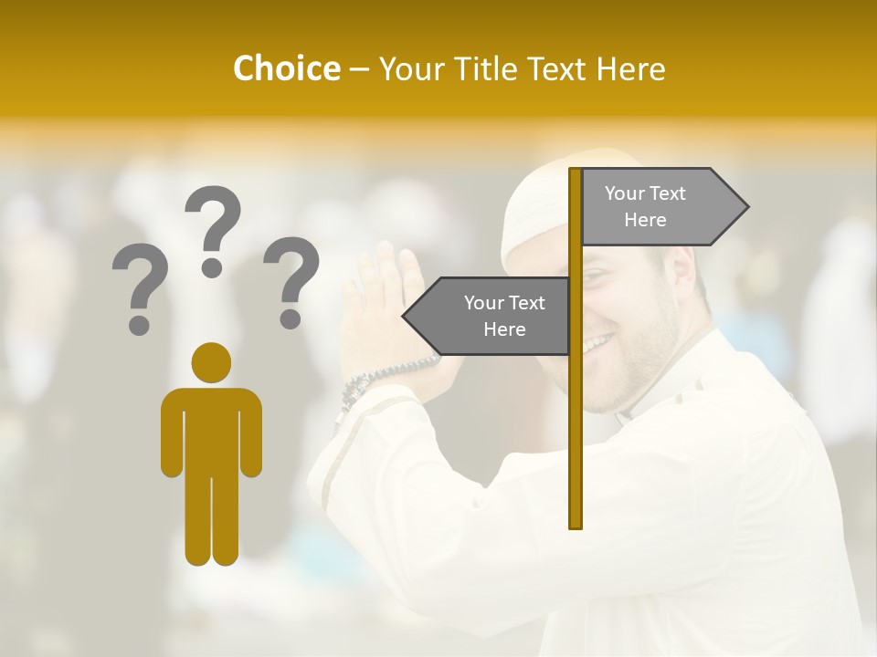 Arabic Mosque Medina PowerPoint Template