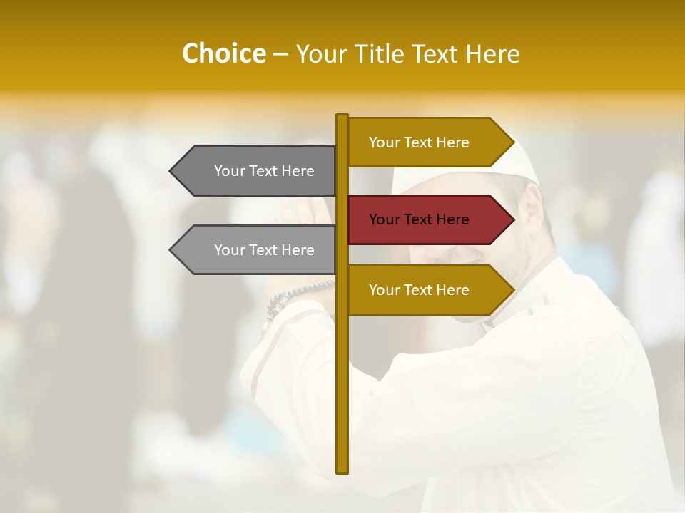 Arabic Mosque Medina PowerPoint Template