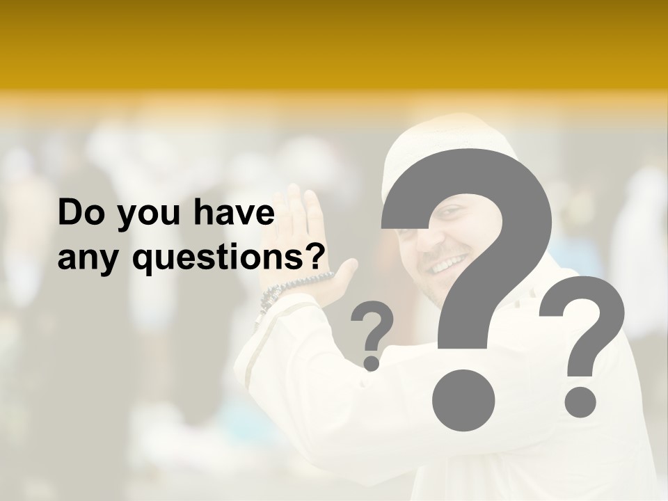 Arabic Mosque Medina PowerPoint Template