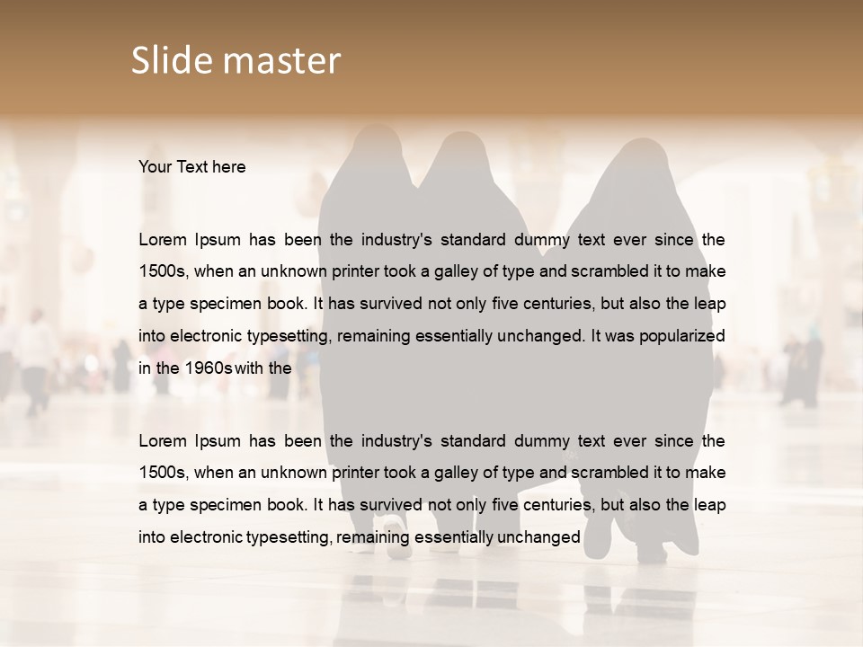 Pilgrim Evening Muhammad PowerPoint Template