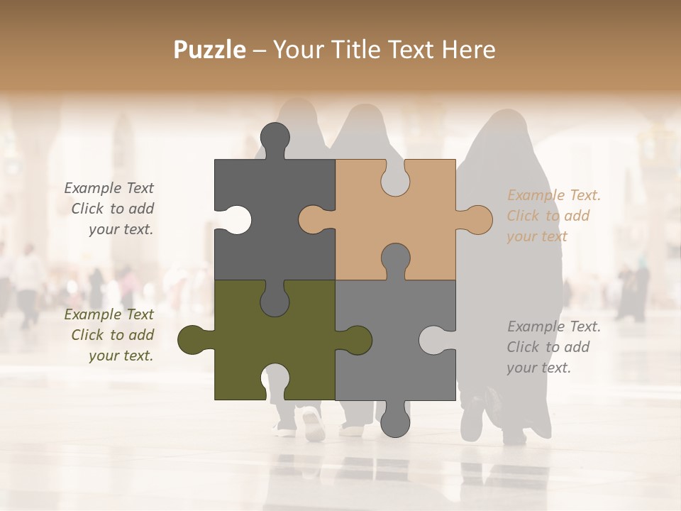 Pilgrim Evening Muhammad PowerPoint Template