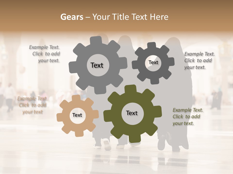 Pilgrim Evening Muhammad PowerPoint Template