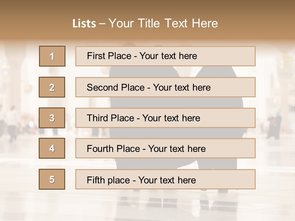 Pilgrim Evening Muhammad PowerPoint Template